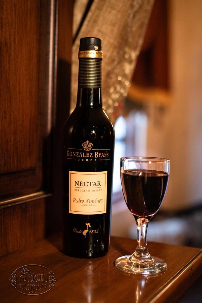 St James Tearoom Fine Dining Digestif - Pedro Ximenez Nectar
