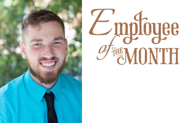 Chris - Employee of the Month August 2017