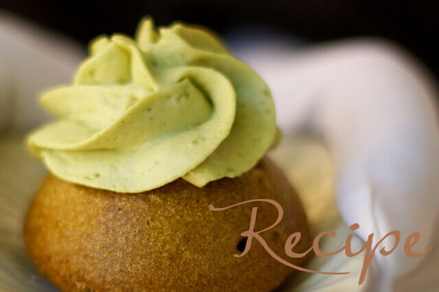 Gluten-Free Mini Green Tea Cakes with Lime Frosting