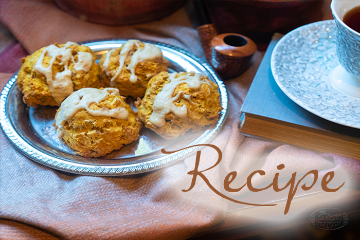 Pumpkin Scones with Maple Glaze The St James Tearoom