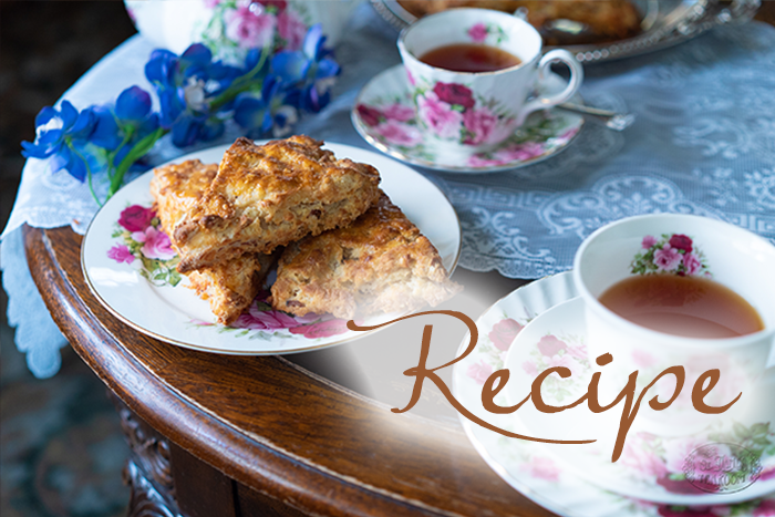 savory ham and cheese scones the st james tearoom