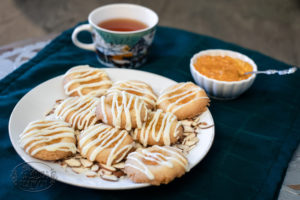 almond and orange marmalade thumbprint cookies the st james tearoom