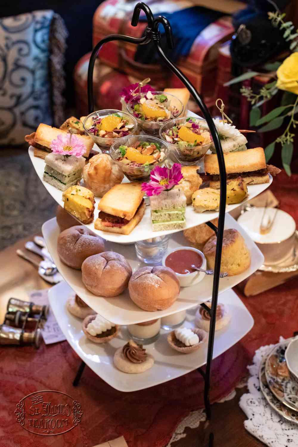 Afternoon Tea Menu - Around the World in 80 Days - Close Up for 4