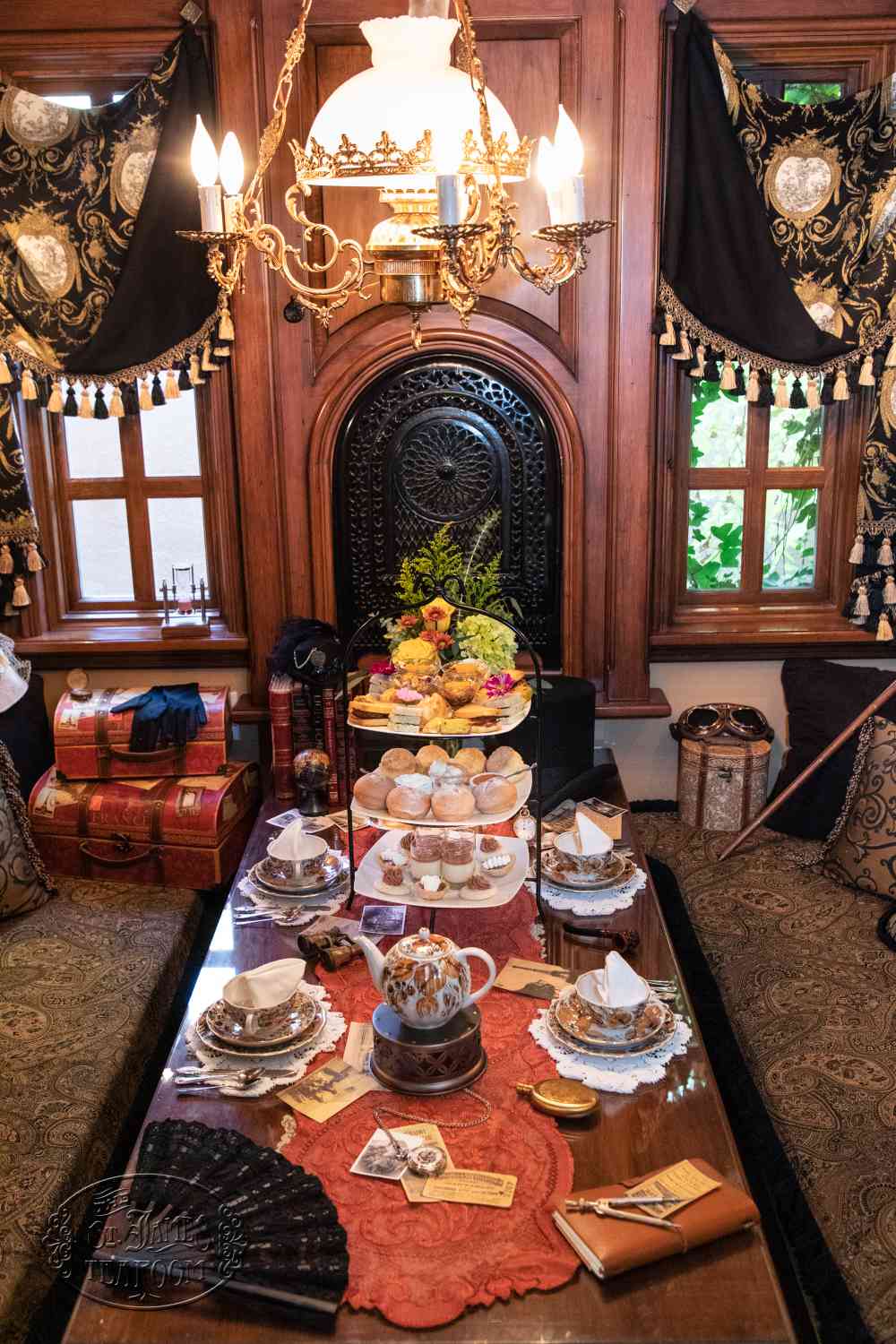 Afternoon Tea Menu - Around the World in 80 Days - Dine in Tray for 4