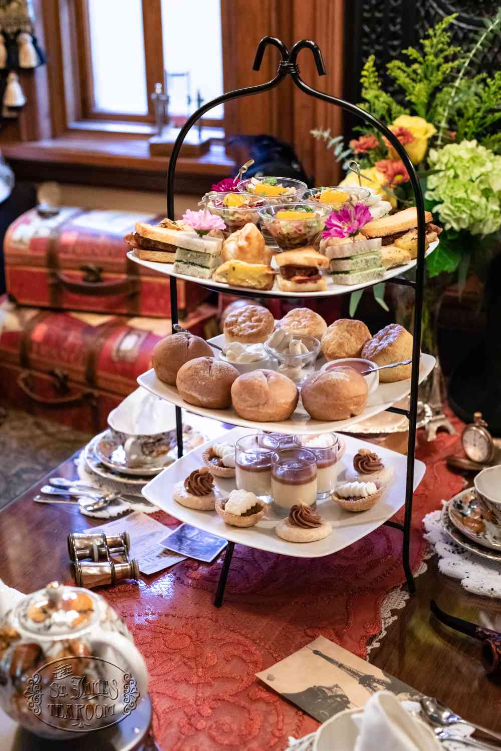 Afternoon Tea Menu - Around the World in 80 Days - Tea Tray for 4