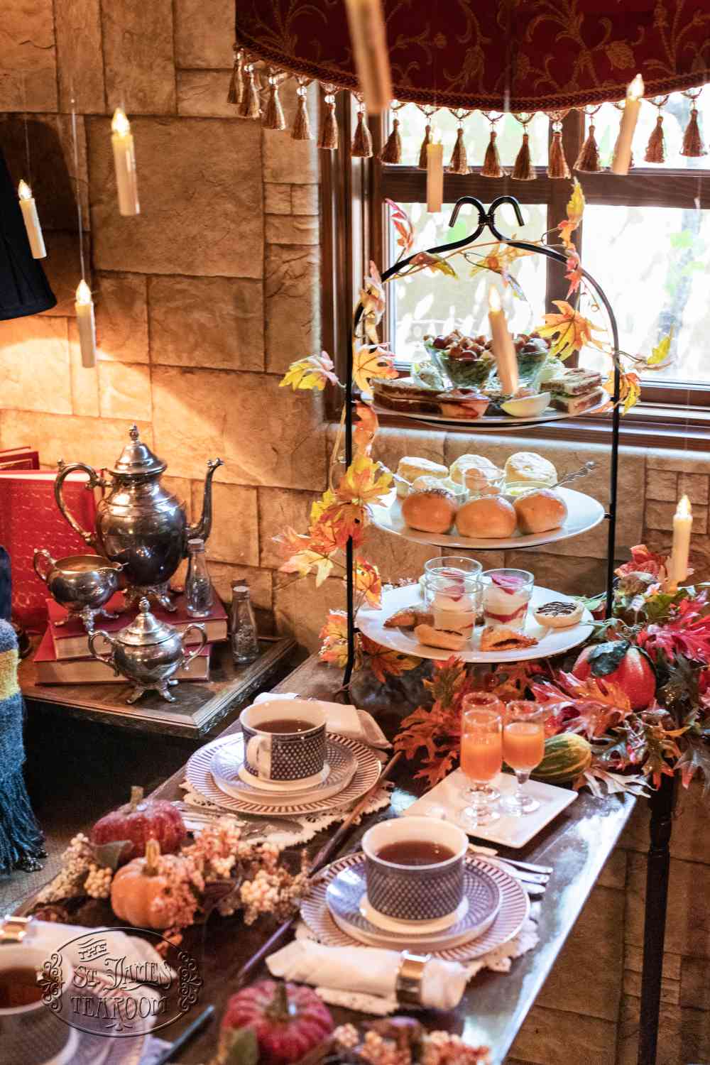 Afternoon Tea Menu - Recipes from the World of Wizards - Dine in Tea Tray