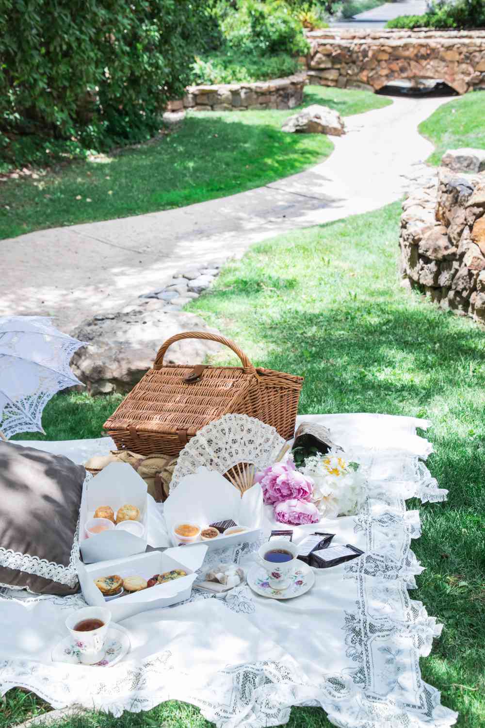 Date Night Idea Albuquerque - St. James Tearoom - Carry Out Picnic Basket Idea