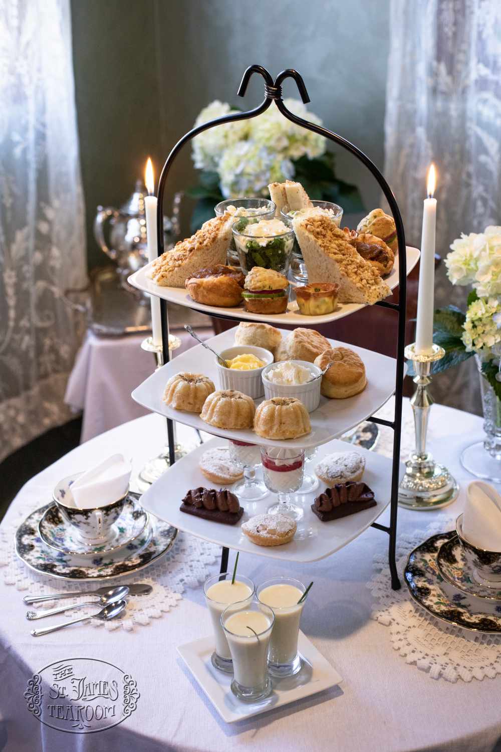 Afternoon Tea at the Abbey Menu - Dine in Elegance for 3