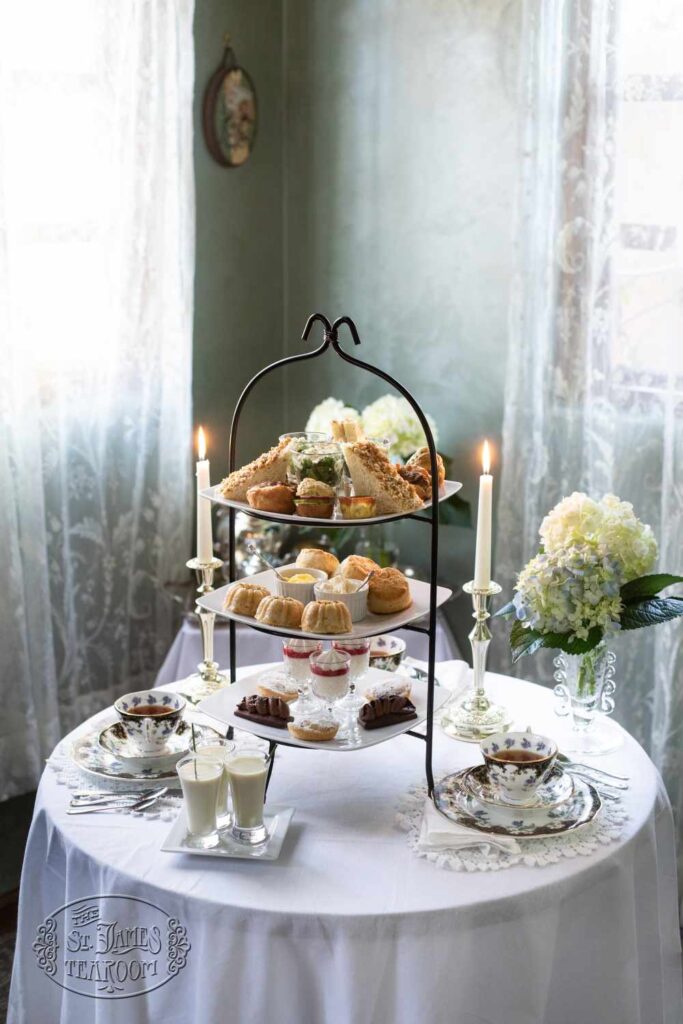 Afternoon Tea at the Abbey Menu - Dine in Tray for 3