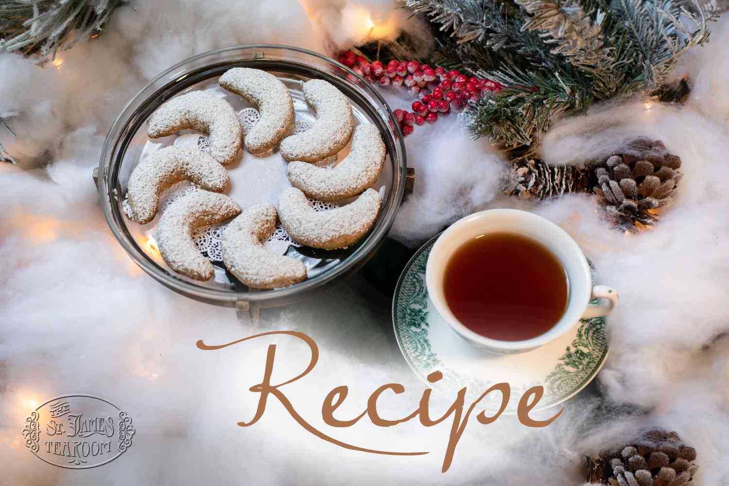 Crescent Pecan Christmas Cookies Recipe