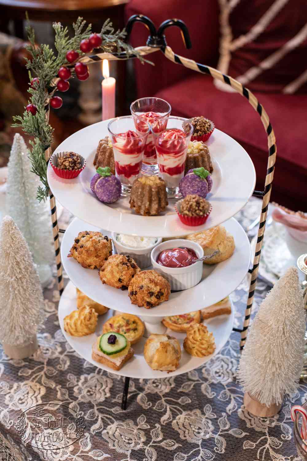 Afternoon Tea Menu - Winter's Dream Journey with the Nutcracker - Dine in 3 Menu Tray