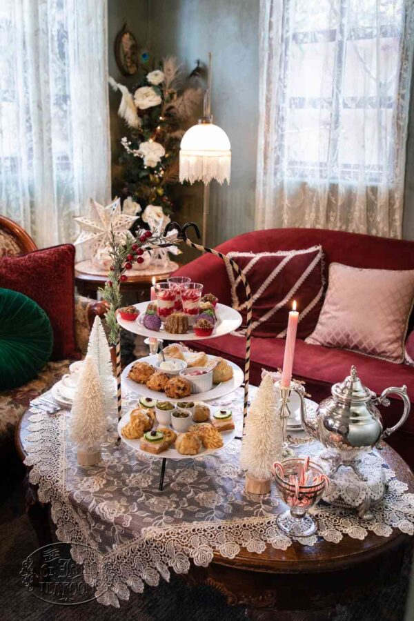Afternoon Tea Menu for December Winter’s Dream Journey with the