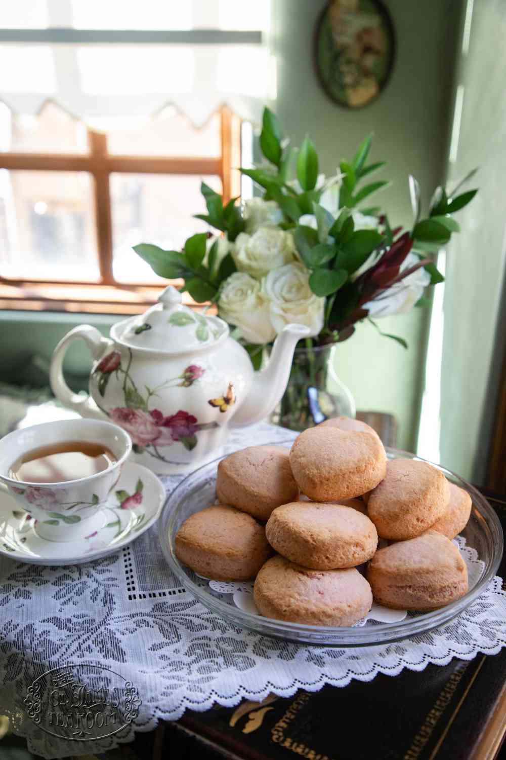 Carry Out Fine Dining Albuquerque - La Vie en Rose - Rose Almond Scones February