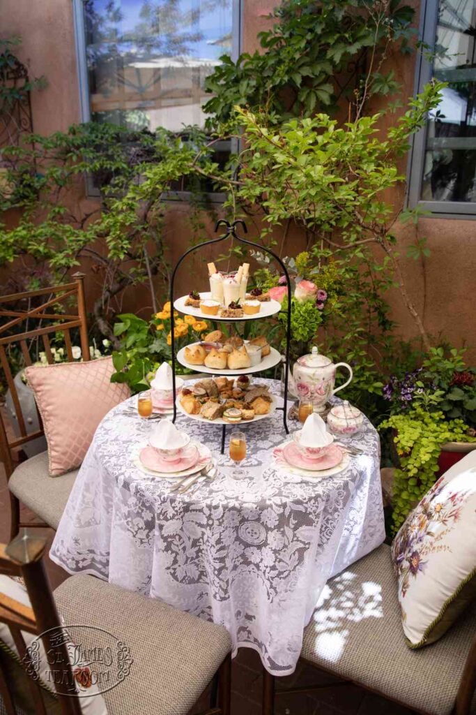 Royal Garden Party Afternoon Tea Menu - Dine in for 3 Styled