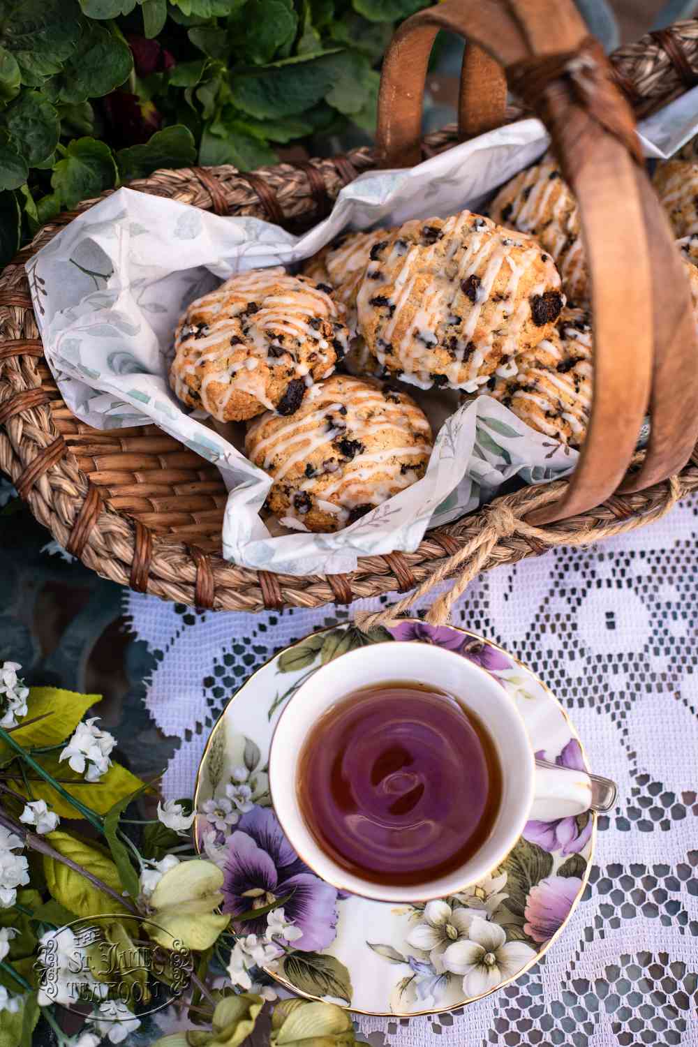 St. James Easter Scones Recipe - Serve with a Cup of Tea