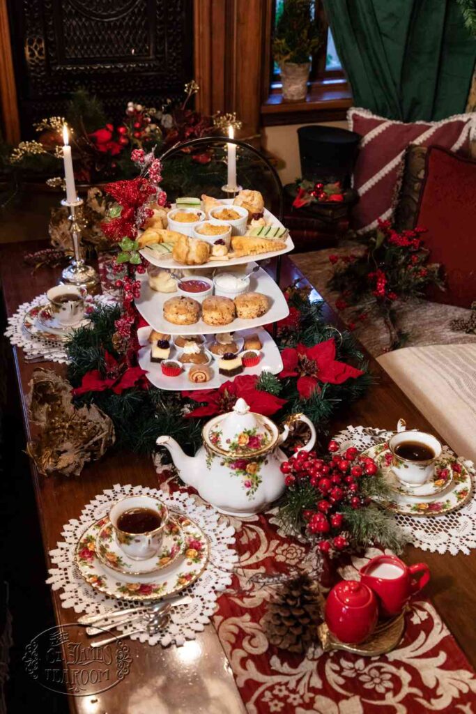 Afternoon Tea Menu - A Christmas Carol - Dine in Menu for 3