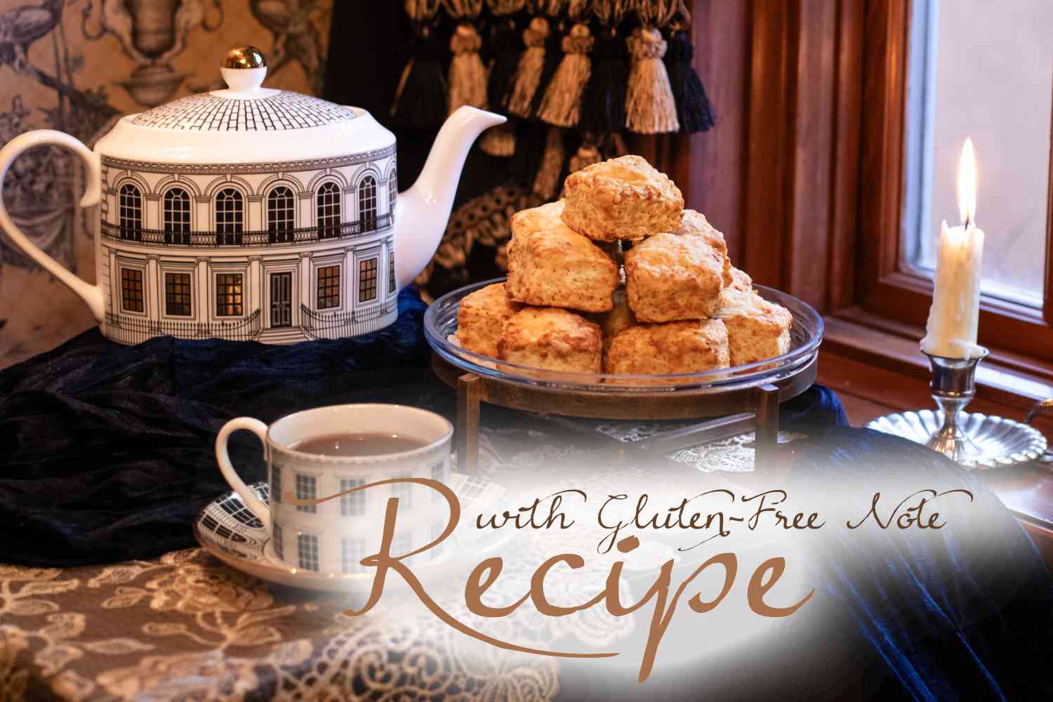 White Cheddar & Black Pepper Scones Recipe with Gluten Free Notes