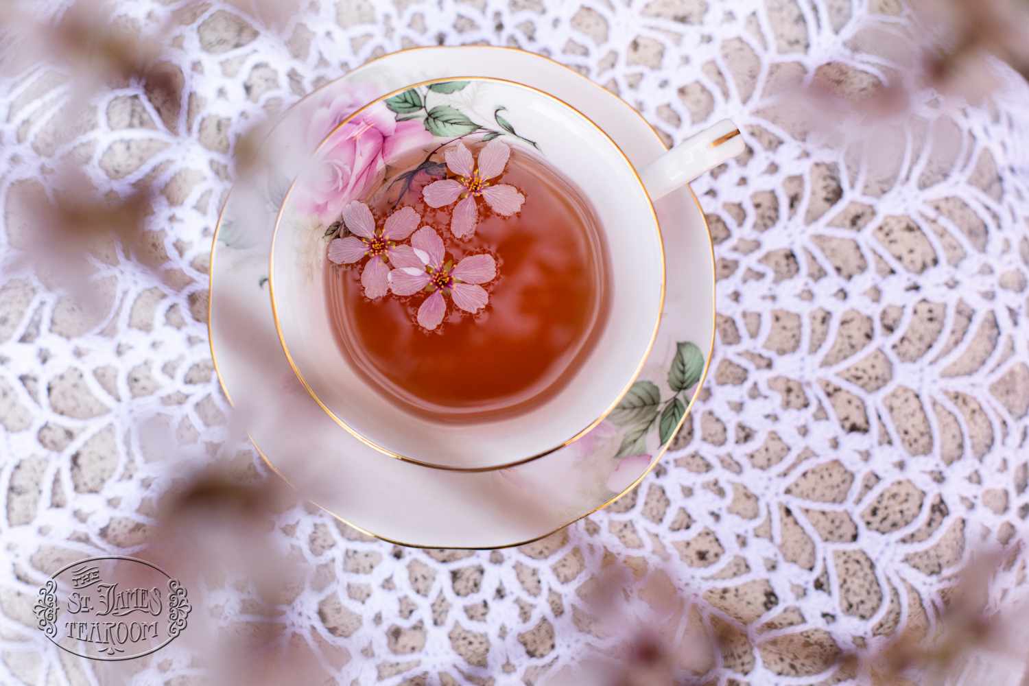 Beauty in the Heart of the Beholder - Flower in a Cup of Tea