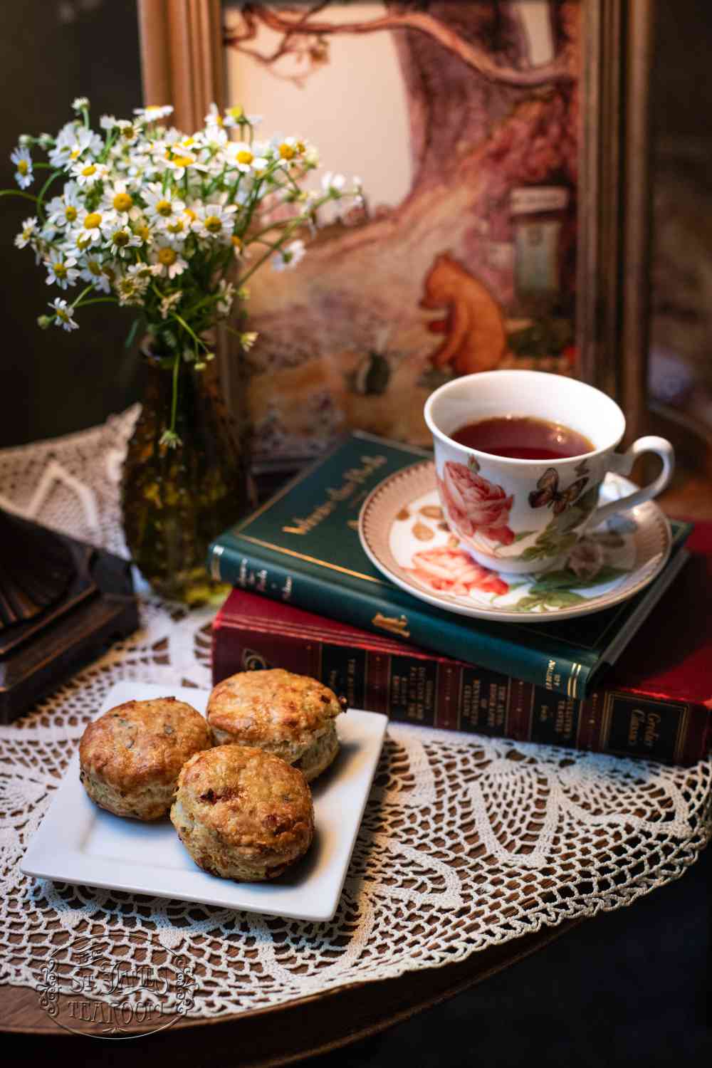 Carry Out Fine Dining Albuquerque - Sun-Dried Tomato Basil Scones with Butter