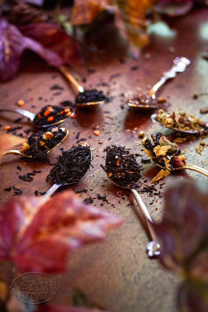 St. James Tearoom Albuquerque - Online Tea Shop - Fall Teas on Spoons