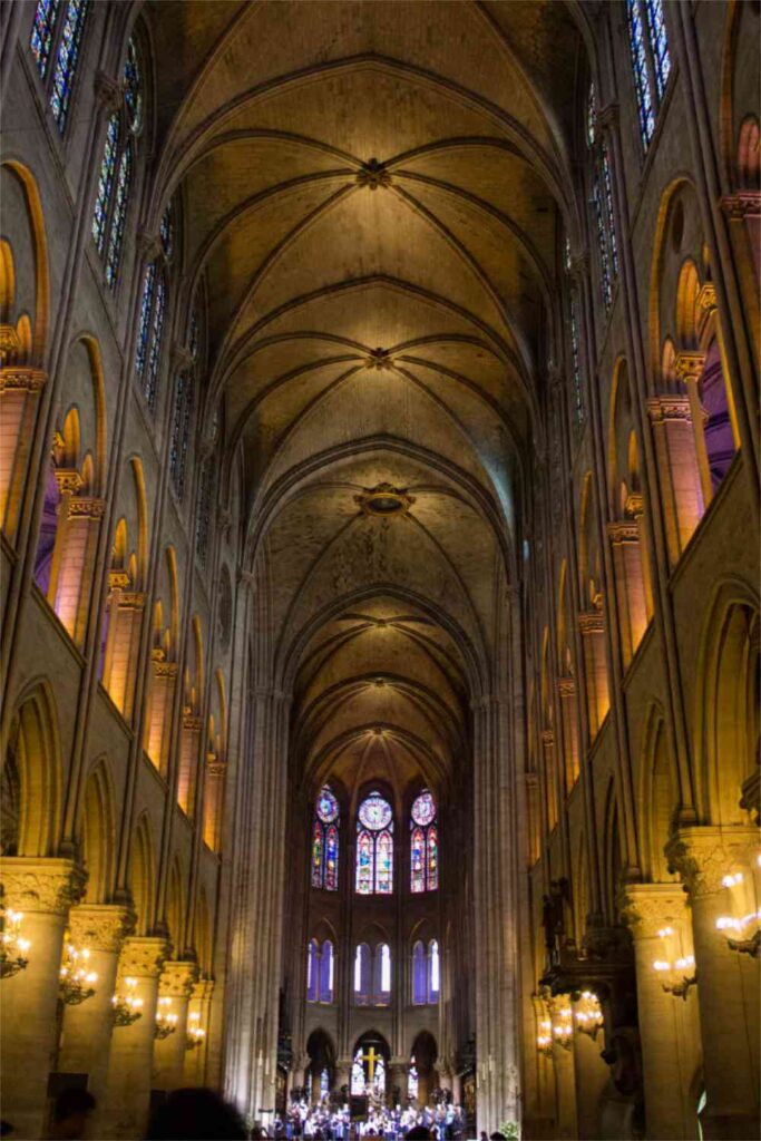 Notre Dame Cathedral Interior Ceiling