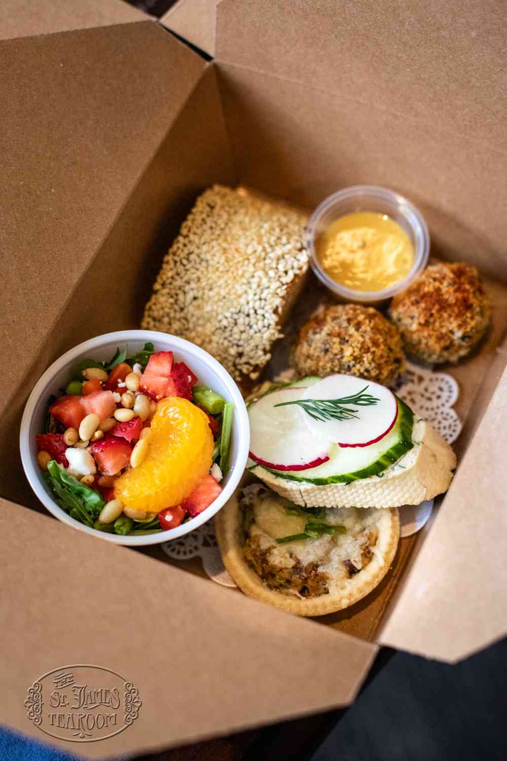 Carry Out Fine Dining Albuquerque - A Royal Celebration Menu - Savories for 1