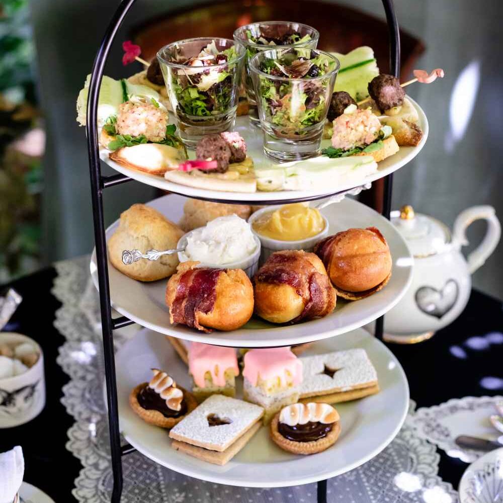 Afternoon Tea Menu for April – Whimsical Wonderland Tea Party – The St.  James Tearoom, image size:1000x1000