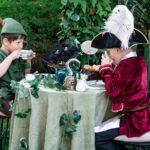 Peter Pan & Captain Hook Having Tea