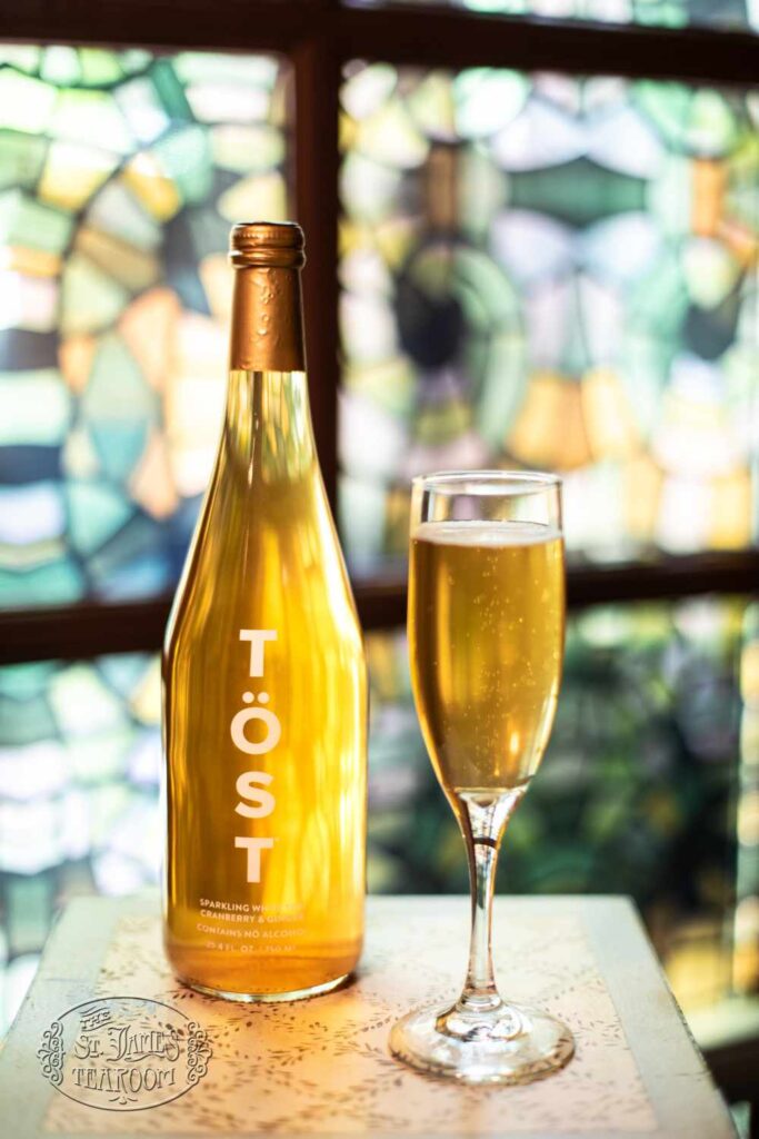 St James Tearoom Fine Dining - Non-Alocholic Töst Sparkling White Tea Beverage