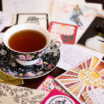 St James Tearoom - Value of a Letter Blog - Teacup on meaningful cards