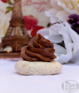 Almond Dacquoise with Chocolate Buttercream