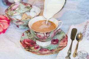 "Lavender Provence" with milk and sugar